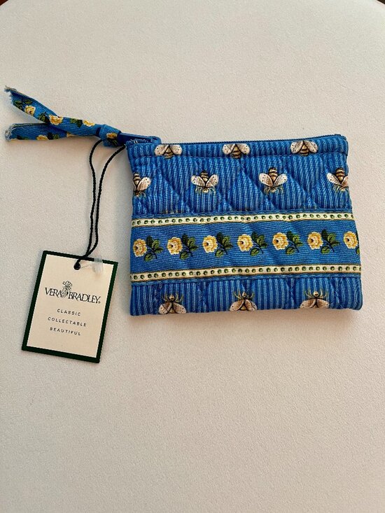 Vera Bradley Handbags - NWT Vintage Vera Bradley Bees Pocket Wallet/Coin Purse - Retired Pattern